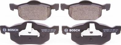 BOSCH 0 986 BB0 721 - Bremžu uzliku kompl., Disku bremzes adetalas.lv