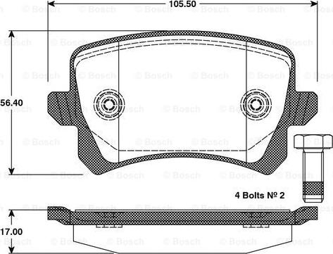 TOMEX brakes 15-83 - Bremžu uzliku kompl., Disku bremzes adetalas.lv