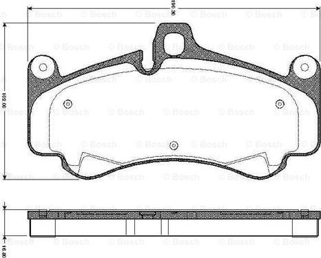 BOSCH 0 986 TB2 872 - Bremžu uzliku kompl., Disku bremzes adetalas.lv