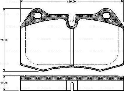 BENDIX 571852 - Bremžu uzliku kompl., Disku bremzes adetalas.lv