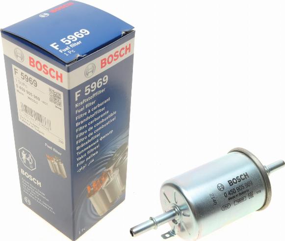 BOSCH 0 450 905 969 - Degvielas filtrs adetalas.lv