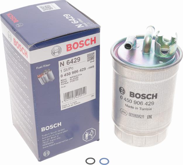 BOSCH 0 450 906 429 - Degvielas filtrs adetalas.lv