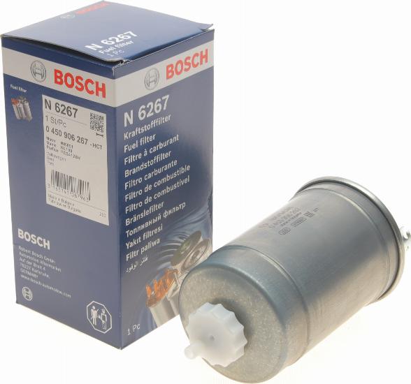 BOSCH 0 450 906 267 - Degvielas filtrs adetalas.lv