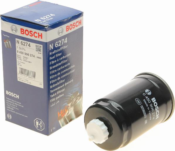 BOSCH 0 450 906 274 - Degvielas filtrs adetalas.lv