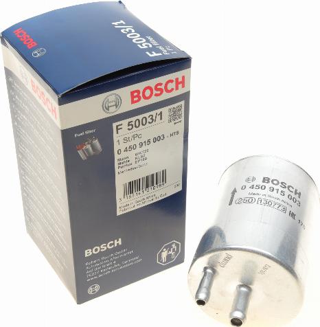 BOSCH 0 450 915 003 - Degvielas filtrs adetalas.lv