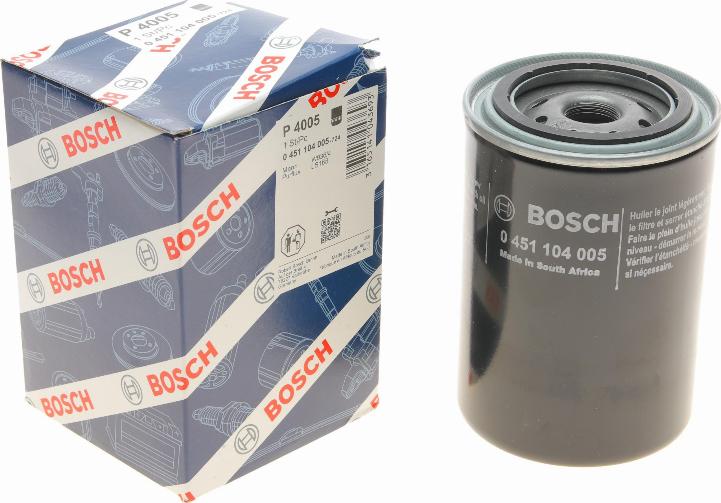 BOSCH 0 451 104 005 - Eļļas filtrs adetalas.lv