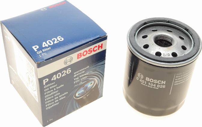 BOSCH 0 451 104 026 - Eļļas filtrs adetalas.lv