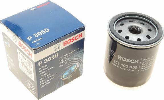 BOSCH 0 451 103 050 - Eļļas filtrs adetalas.lv