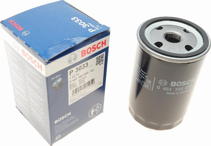 BOSCH 0 451 103 033 - Eļļas filtrs adetalas.lv