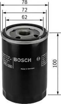 BOSCH 0451103283 - Eļļas filtrs adetalas.lv