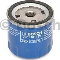 BOSCH 0 451 103 139 - Eļļas filtrs adetalas.lv