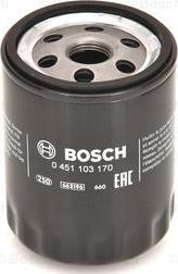 BOSCH 0 451 103 170 - Eļļas filtrs adetalas.lv