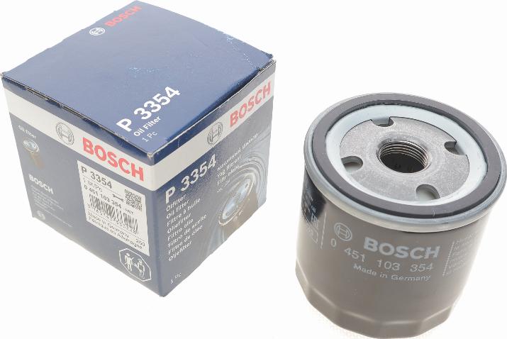 BOSCH 0 451 103 354 - Eļļas filtrs adetalas.lv