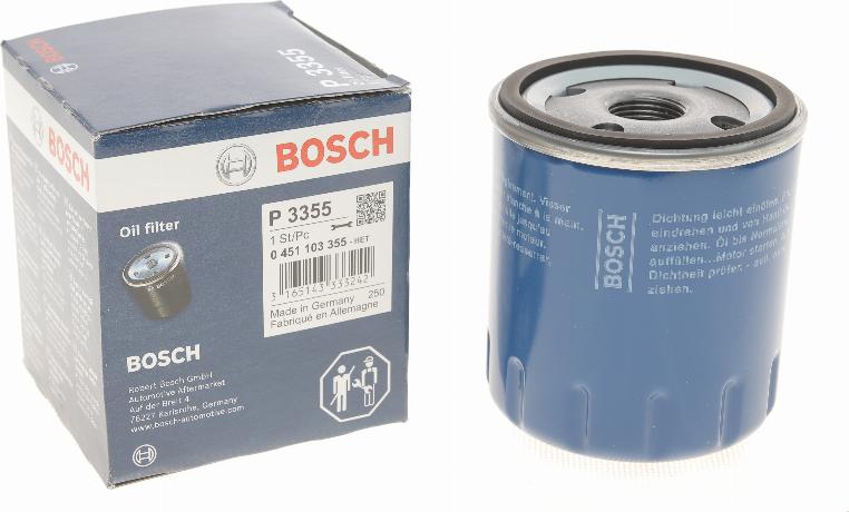 BOSCH 0 451 103 355 - Eļļas filtrs adetalas.lv