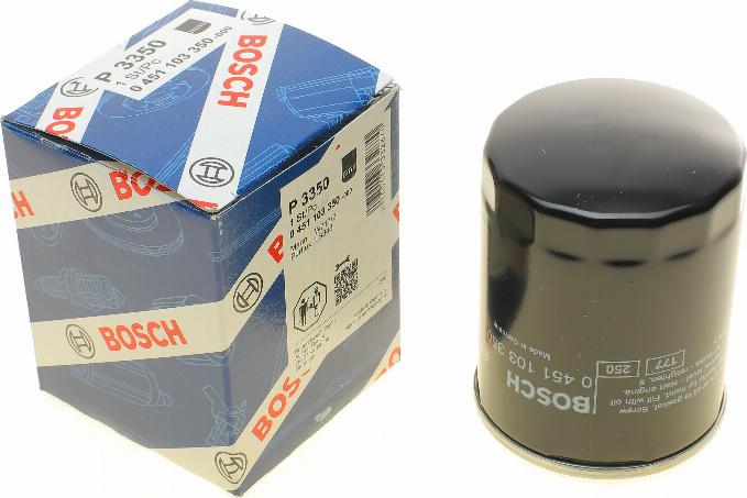 BOSCH 0 451 103 350 - Eļļas filtrs adetalas.lv