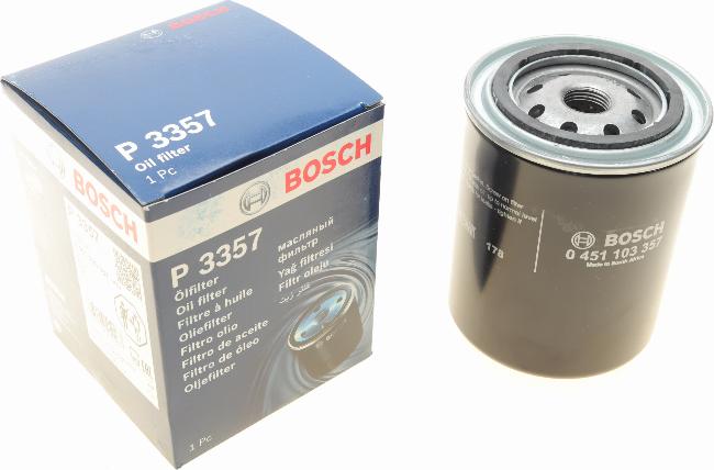 BOSCH 0 451 103 357 - Eļļas filtrs adetalas.lv