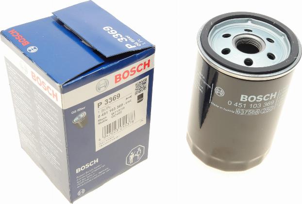 BOSCH 0 451 103 369 - Eļļas filtrs adetalas.lv