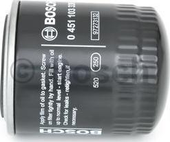 BOSCH 0 451 103 330 - Eļļas filtrs adetalas.lv