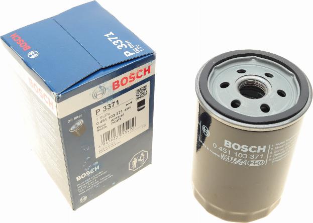 BOSCH 0 451 103 371 - Eļļas filtrs adetalas.lv