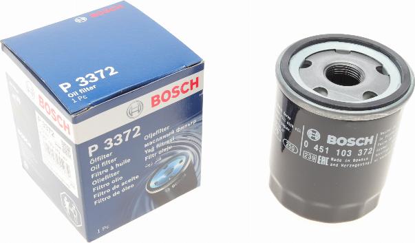 BOSCH 0 451 103 372 - Eļļas filtrs adetalas.lv