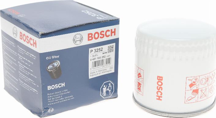 BOSCH 0 451 103 252 - Eļļas filtrs adetalas.lv