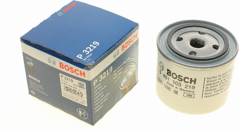 BOSCH 0 451 103 219 - Eļļas filtrs adetalas.lv