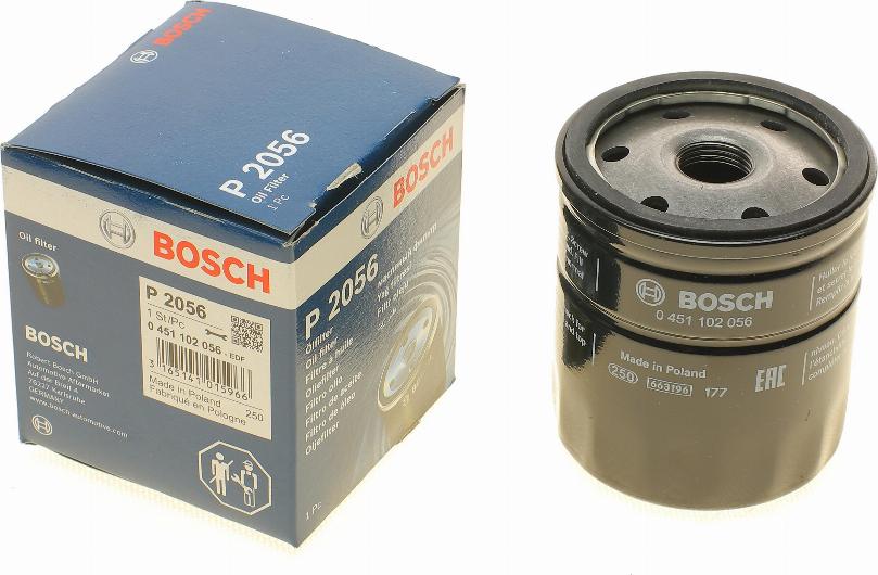 BOSCH 0 451 102 056 - Eļļas filtrs adetalas.lv