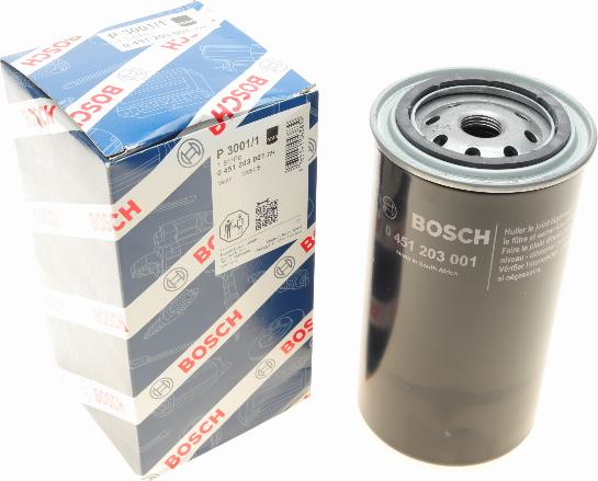 BOSCH 0 451 203 001 - Eļļas filtrs adetalas.lv