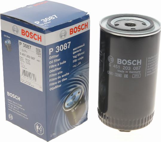 BOSCH 0 451 203 087 - Eļļas filtrs adetalas.lv