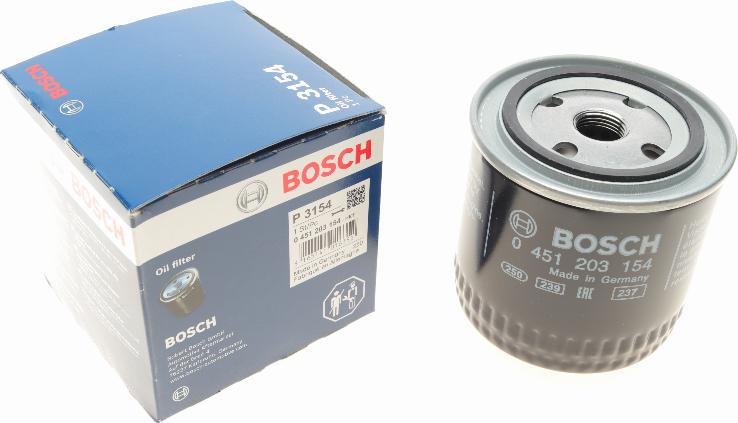 BOSCH 0 451 203 154 - Eļļas filtrs adetalas.lv