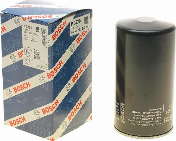 BOSCH 0 451 203 220 - Eļļas filtrs adetalas.lv