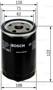 BOSCH 0 451 203 223 - Eļļas filtrs adetalas.lv