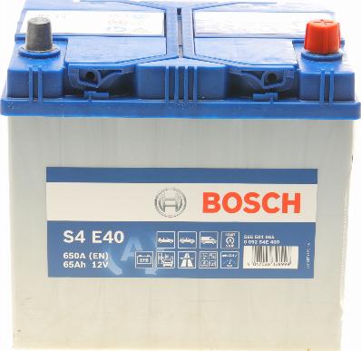 BOSCH 0 092 S4E 400 - Startera akumulatoru baterija adetalas.lv