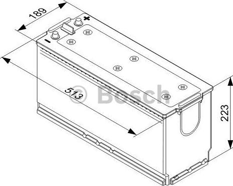 BOSCH 0 092 T40 760 - Startera akumulatoru baterija adetalas.lv