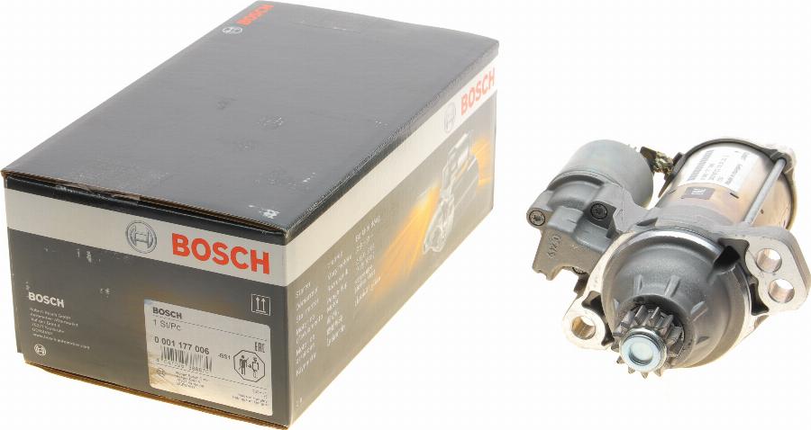 BOSCH 0 001 177 006 - Starteris adetalas.lv