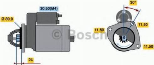 BOSCH 0 001 369 017 - Starteris adetalas.lv