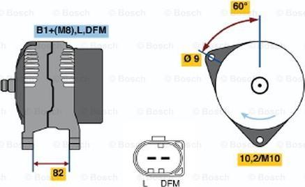 BOSCH 0 124 325 036 - Ģenerators adetalas.lv