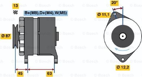 BOSCH 0 120 469 999 - Ģenerators adetalas.lv