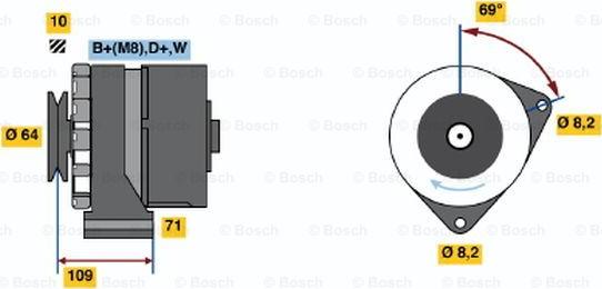 BOSCH 0 120 469 997 - Ģenerators adetalas.lv