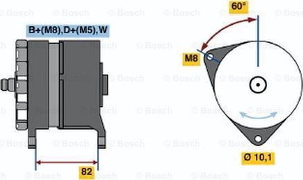 BOSCH 0 120 469 908 - Ģenerators adetalas.lv