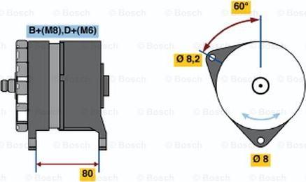 BOSCH 0 120 469 913 - Ģenerators adetalas.lv