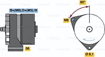 BOSCH 0 120 469 976 - Ģenerators adetalas.lv