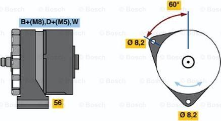 BOSCH 0 120 469 545 - Ģenerators adetalas.lv