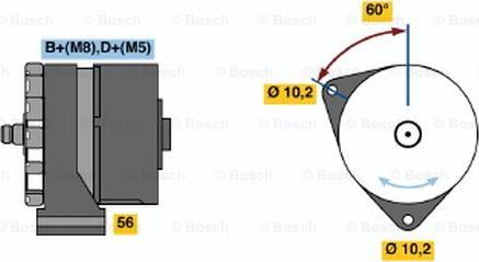 BOSCH 0 120 469 744 - Ģenerators adetalas.lv