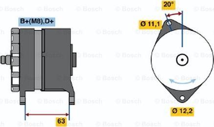 BOSCH 0 120 469 646 - Ģenerators adetalas.lv