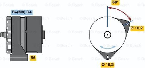 BOSCH 0 120 489 310 - Ģenerators adetalas.lv