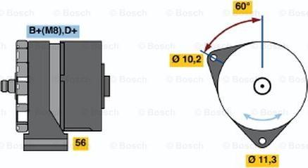 BOSCH 0 120 469 682 - Ģenerators adetalas.lv