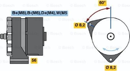 BOSCH 0 120 469 043 - Ģenerators adetalas.lv