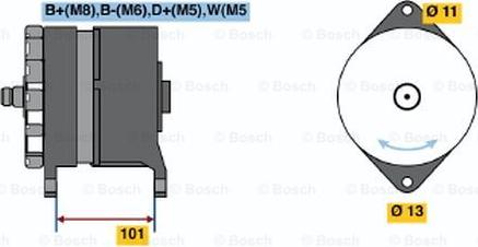 BOSCH 0 120 469 033 - Ģenerators adetalas.lv