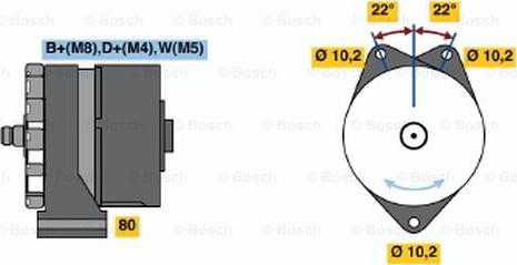 BOSCH 0 120 469 891 - Ģenerators adetalas.lv